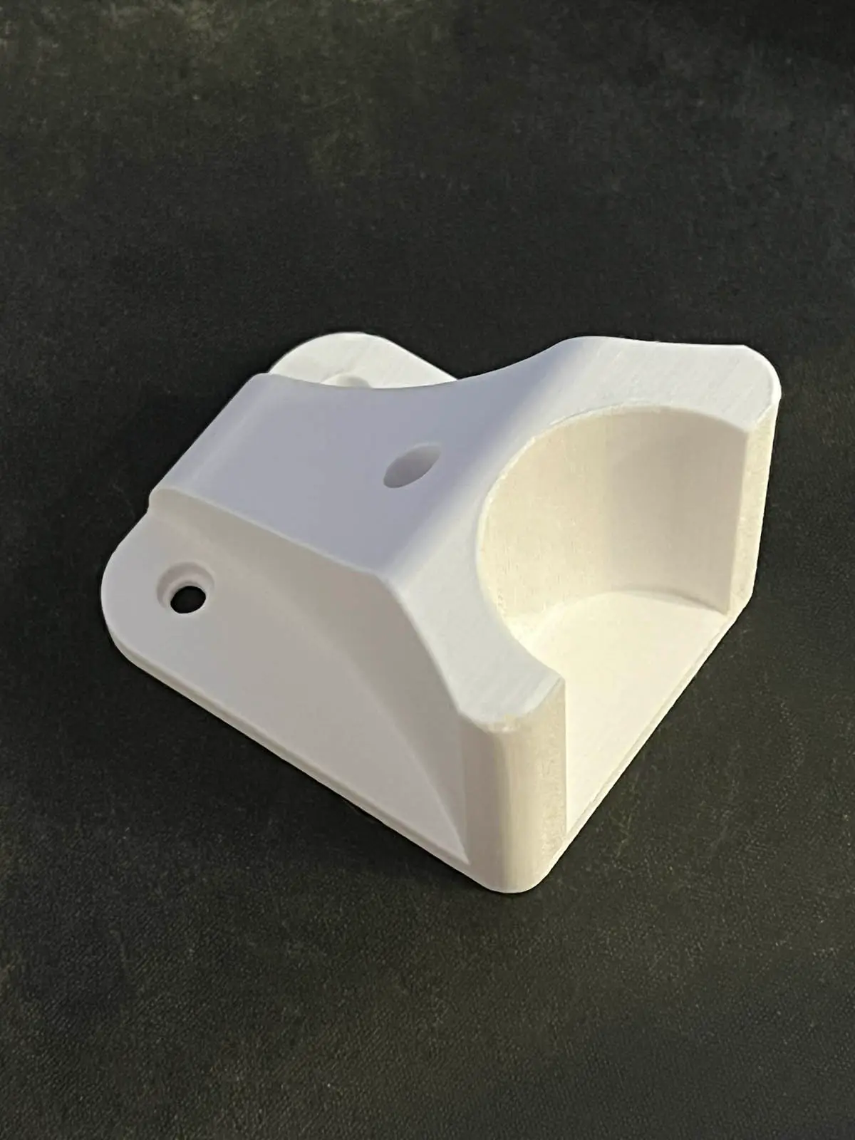 3d printed mount made from a custom 3d model made by NVision4D.